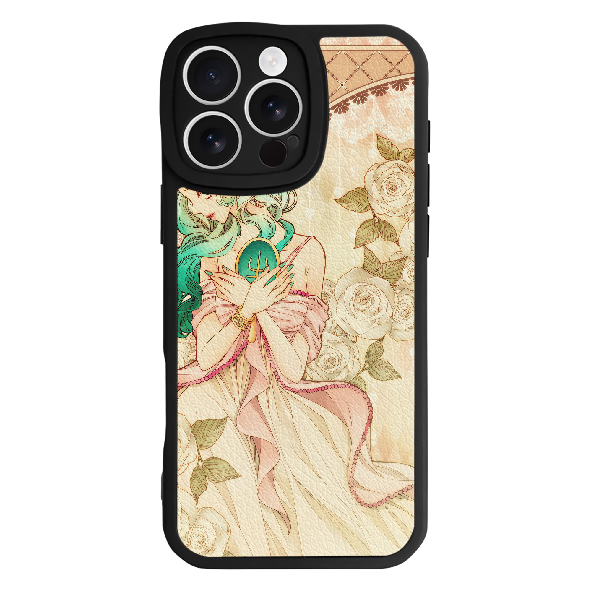 （画像用） 美少女戦士セーラームーン Sailor Moon 【iPhone 16シリーズ対応】シリコンスマホケース（レザー調） 材質：シリコン